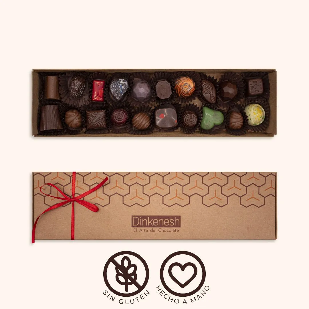 Caja de bombones de Chocolatería Dinkenesh