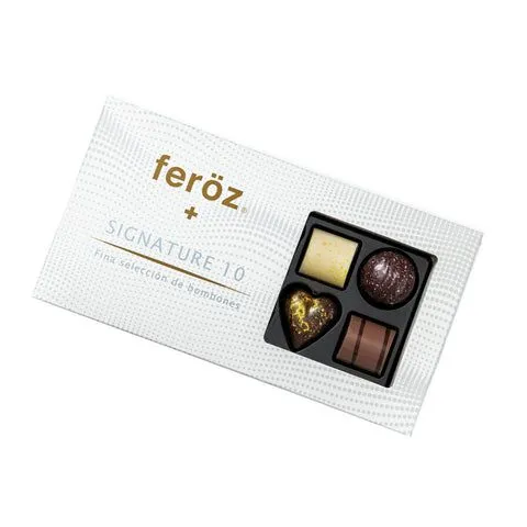 Caja de bombones de Feröz Chocolates