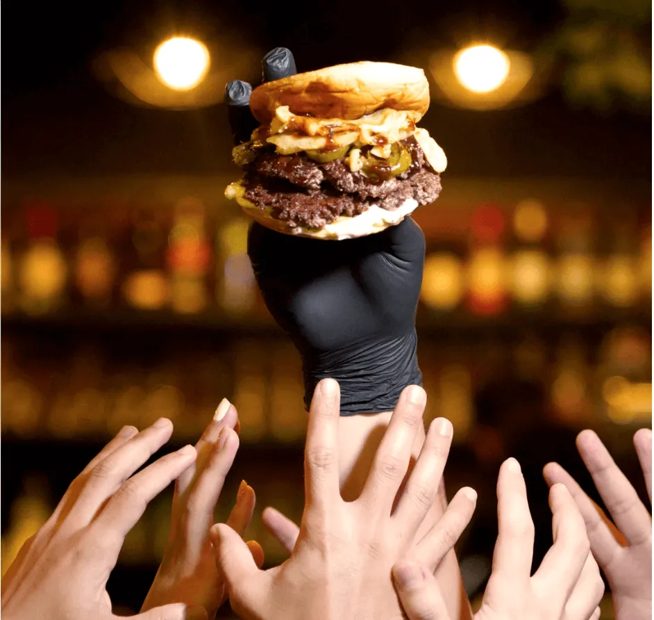 Hamburguesa de MIT Burger en el MUT
