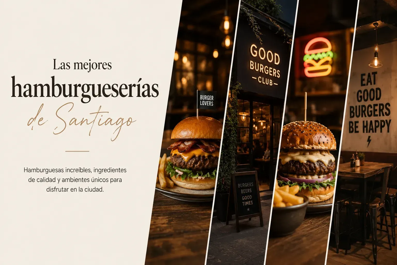 Las mejores hamburgueserías de Santiago