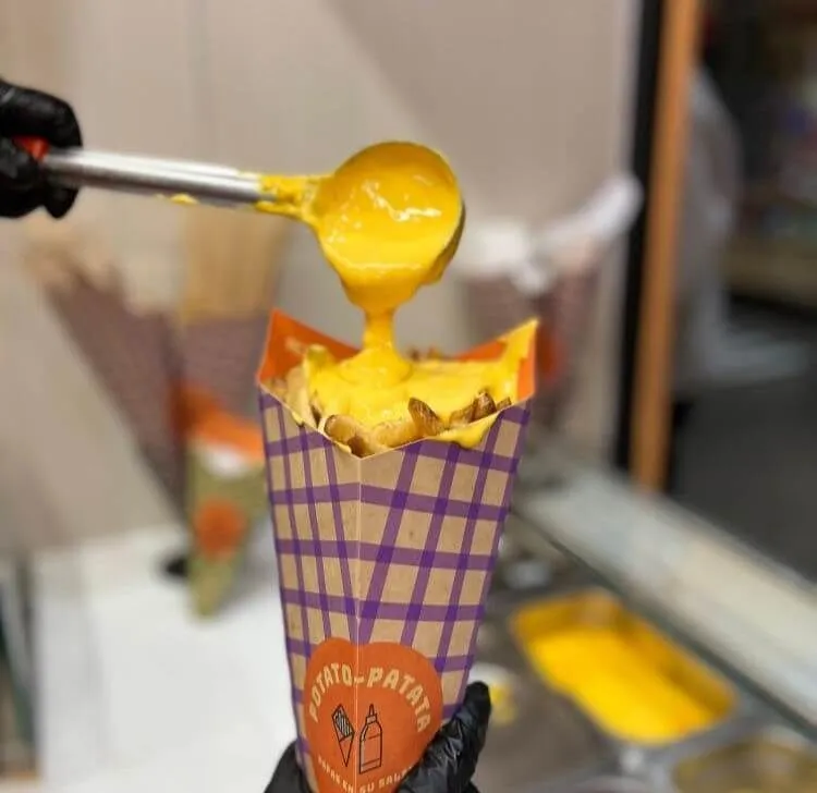 Cono de papas fritas de Potato Patata