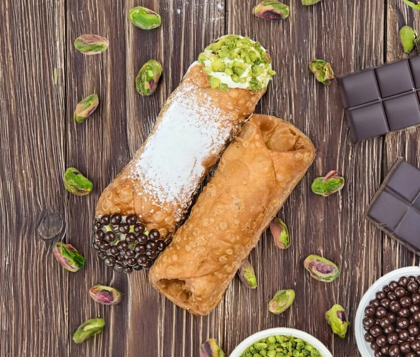 Cannoli y pasta de La Verità en el MUT