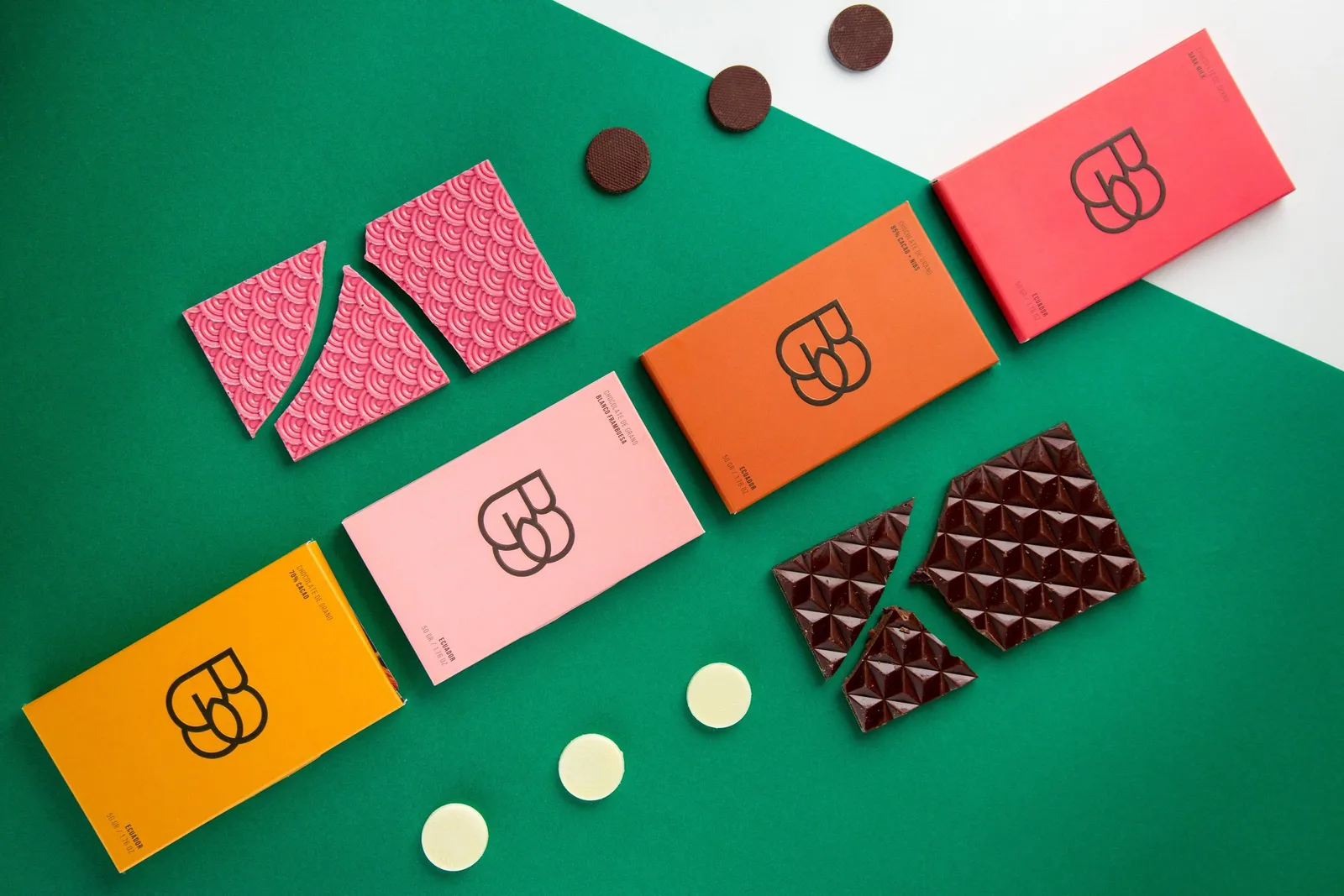 Pack de barras de chocolate bean-to-bar de Bogo