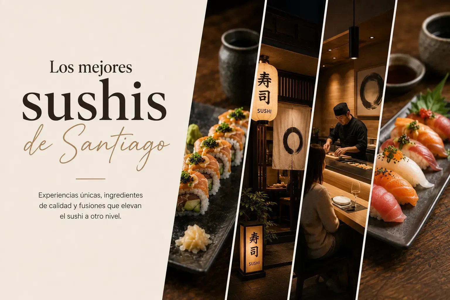 Las mejores sushis de Santiago
