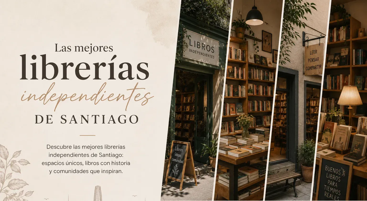 Las mejores librerías independientes de Santiago