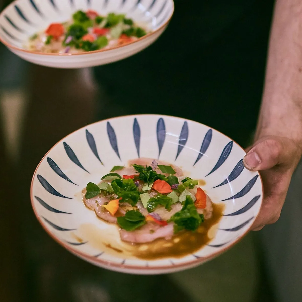 Ramen servido en Mirai Food Lab